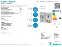 Lednice Candy CBO 150 NE/N produktová karta